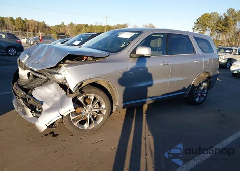 2019 Dodge Durango Gt Plus Awd from USA, damaged, VIN 1C4RDJDGXKC700182